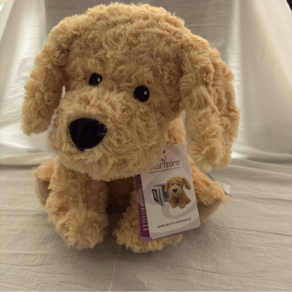 🎄🎁Warmies New Golden Dog Microwavable Lavender Scented & Weighted Comfort Plush - Picture 3 of 14
